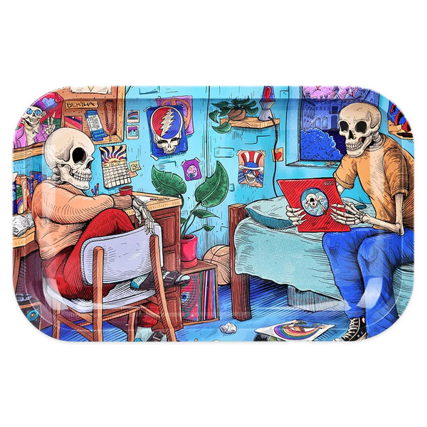 Grateful Dead x Pulsar - Rolling Tray with Lid - Roomies tray