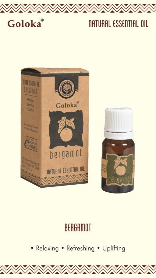Goloka - Bergamot Natural & Undiluted Essential Oil 10ml