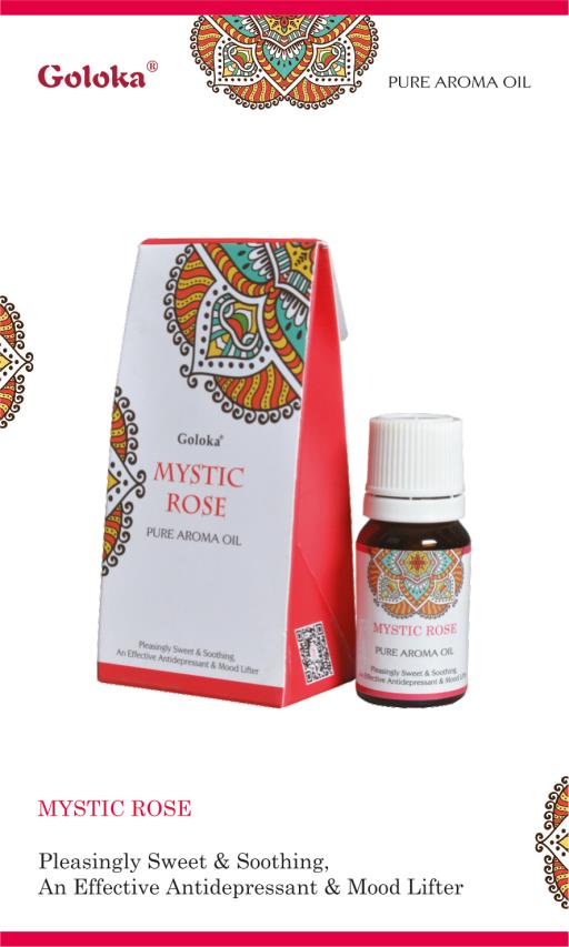 Goloka Mystic Rose Aroma Oil 10ml
