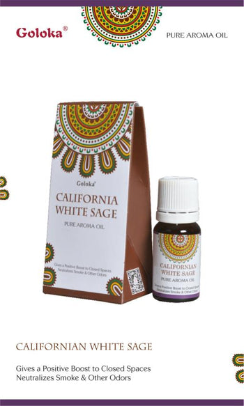 Goloka - 10ml Californian White Sage Aroma Oil