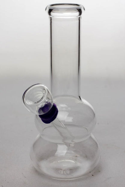 Clear 6" Glass Water Bong