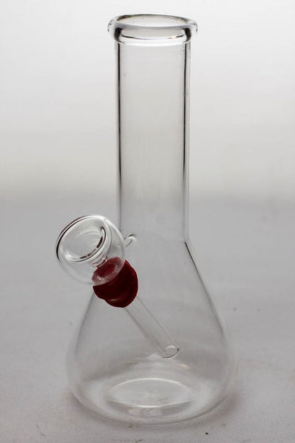 Clear 6" Glass Water Bong