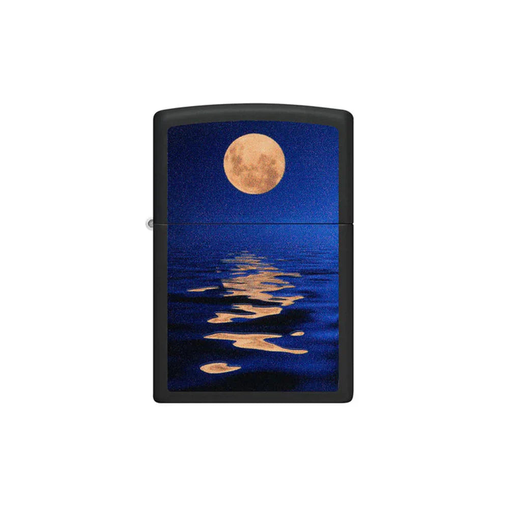 Zippo Lighter - Moon Sunset Design