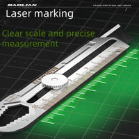 Rubber-Coated Stainless Steel Utility Knife