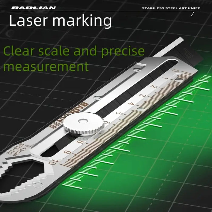 Rubber-Coated Stainless Steel Utility Knife