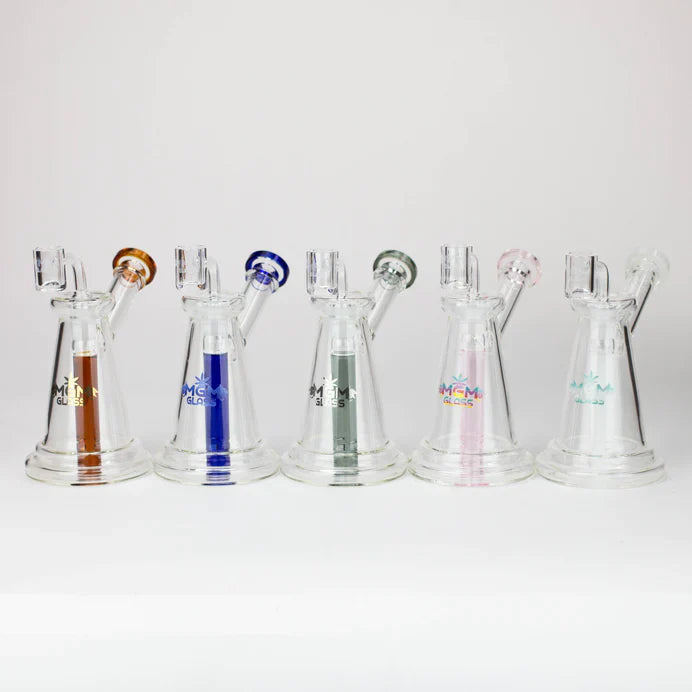 5.7" MGM Glass 2-in-1 bubbler with logo [C2676]