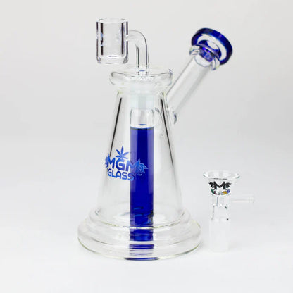 5.7" MGM Glass 2-in-1 bubbler with logo [C2676]