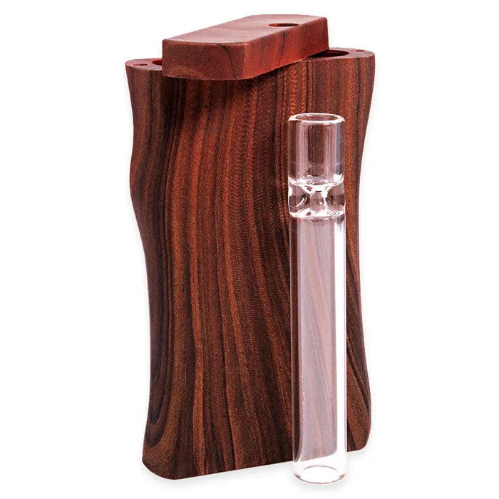 4" Wood Dugout w/ Glass Bat