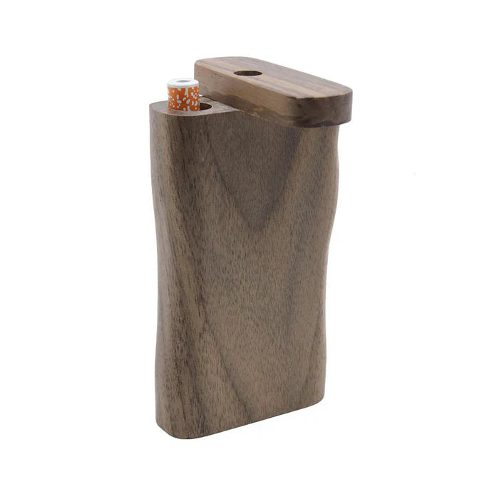 4" Wood Dugout w/ Walnut Cigarette Bat