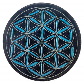 ZenN - Flower Of Life Round Ash Catcher