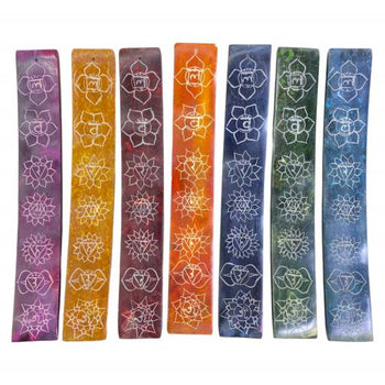 ZenN - Seven Chakra Hand Carved Ash Catcher