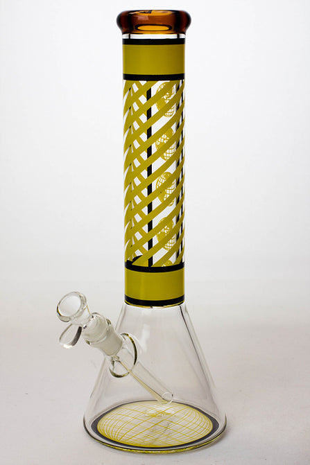 Bong en verre à gobelet Infyniti Glass Stripe 14" 7 mm