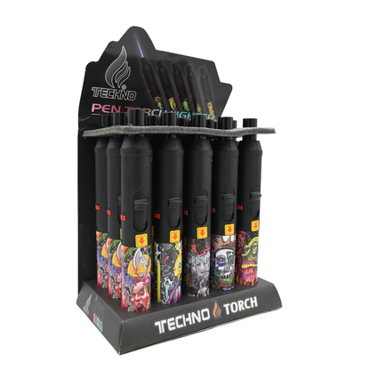 Briquets torches stylo Techno Designer 7,25"