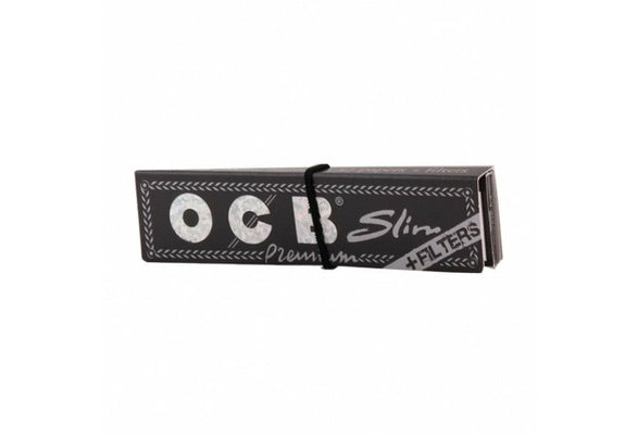 OCB Premium Black Slim Papers + Filters