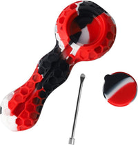 Tuyau en silicone Sherlock en nid d'abeille de 5 pouces