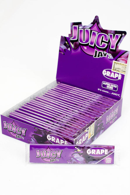 Feuilles à rouler au goût de raisin King Size Slim de Juicy Jay 