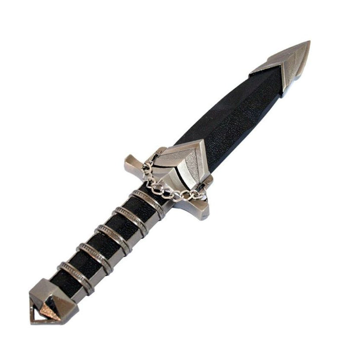 Defender - 11″ Collectible Black Dagger w/ Sheath Antique Daggers