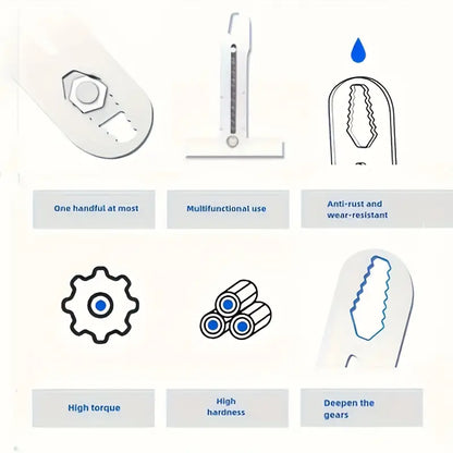 Multi-functional Heavy-Duty Stainless Steel Art Knife Holder