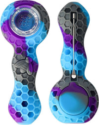 Tuyau en silicone Sherlock en nid d'abeille de 5 pouces