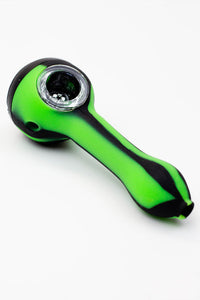 EYE Silicone Hand Pipe with Glass Bowl