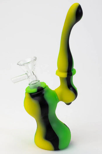 7" Single Chamber Silicone Bubbler