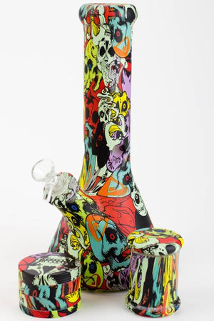 Coffret cadeau bong en verre Genie 12" S2-Graphic 9 mm