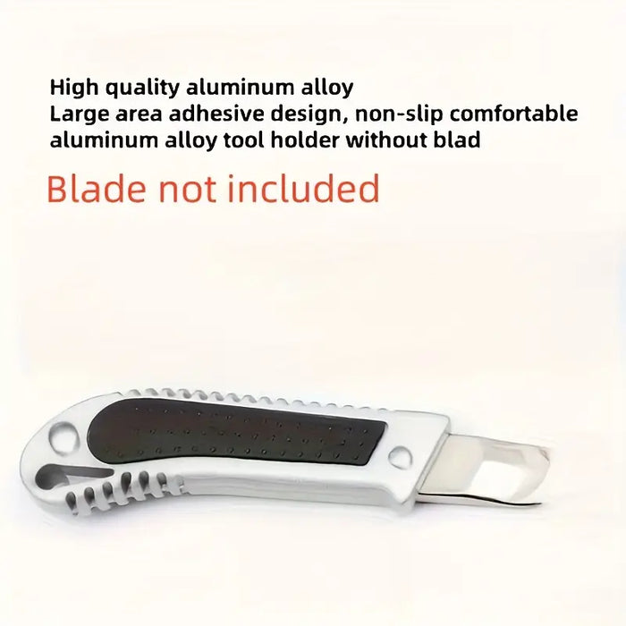 High-Quality Aluminum Alloy Box Cutter Handle - No Blade Included