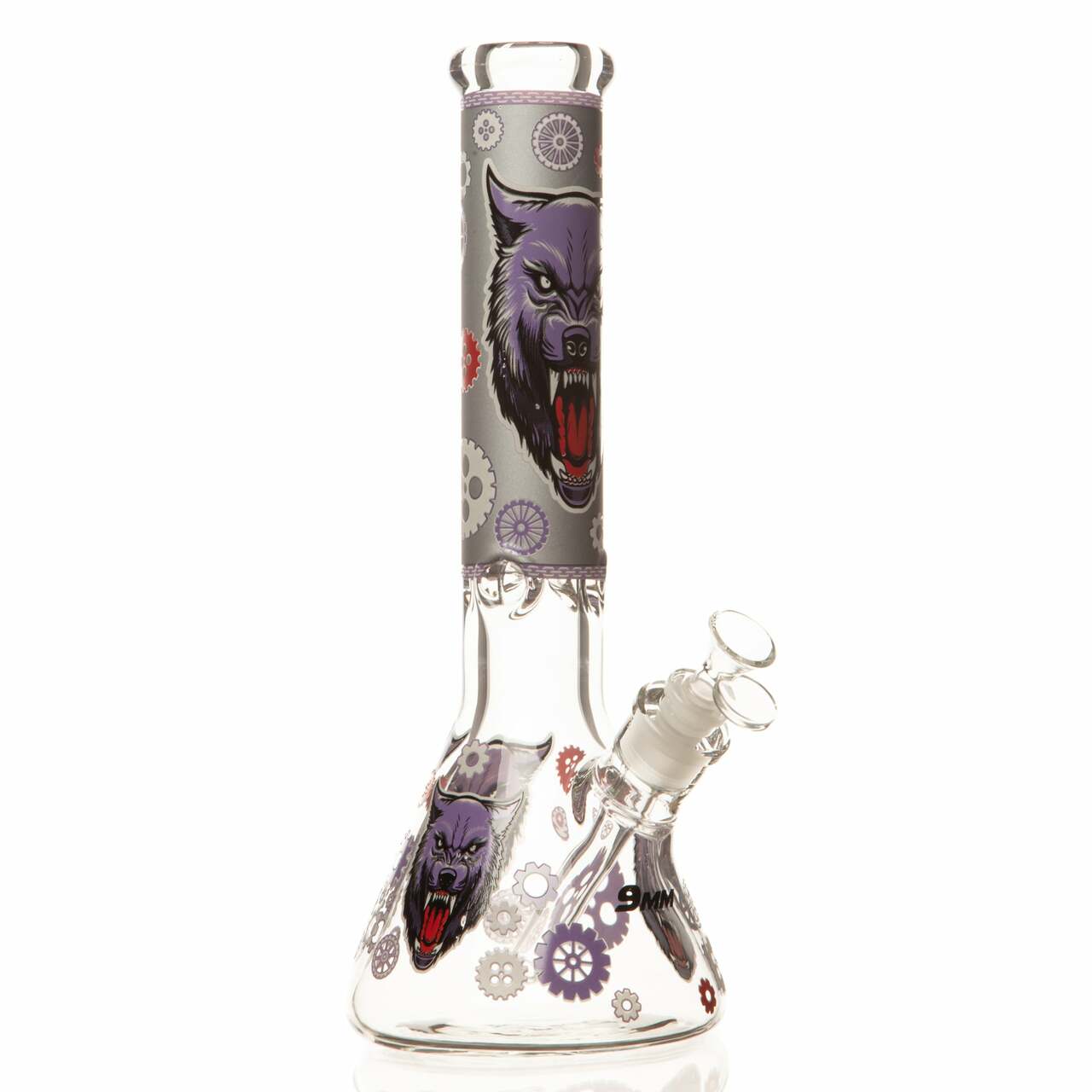 14" 9mm Wolf Beaker Bong