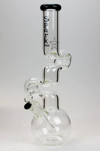 Spark 16" 7mm Kink Zong Glass Bong