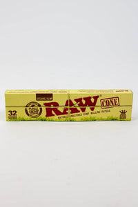 RAW Organic Pre-Rolled Cone King size– 32/Pack