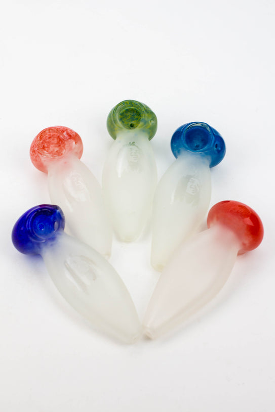 4.5" Frost soft glass hand pipe