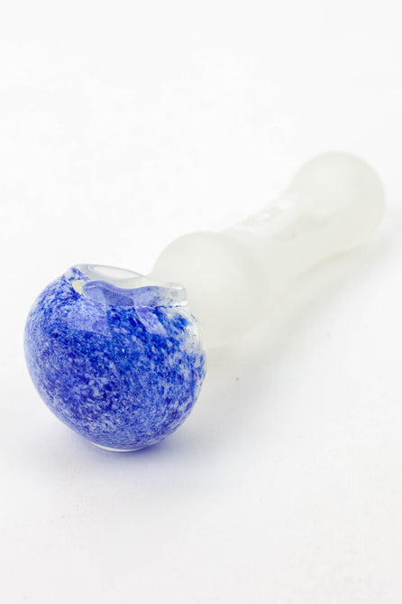 Frosted Soft Glass Hand Pipe - 4.5"