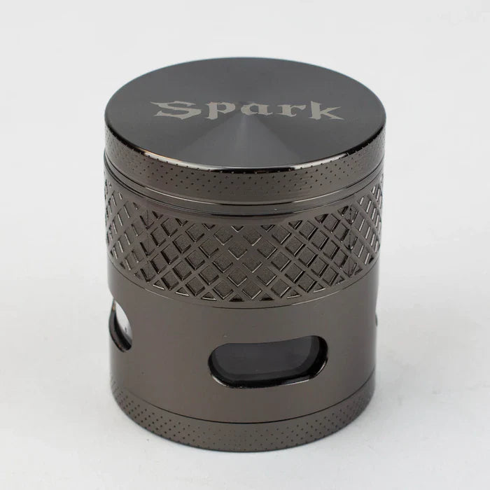 SPARK 4 Parts grinder with side window