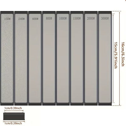 8pcs Diamond Whetstone Sharpening Set