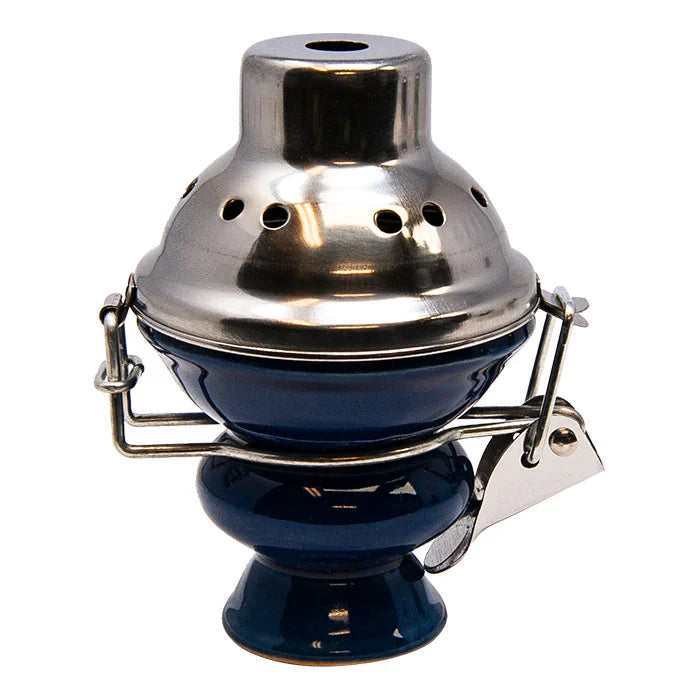 Hookah Ceramic Bowl With Metal Lid