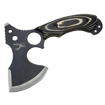 The Bone Edge - 8.5″ Tactical Axe Stainless Steel Blade w/ Wooden Handle