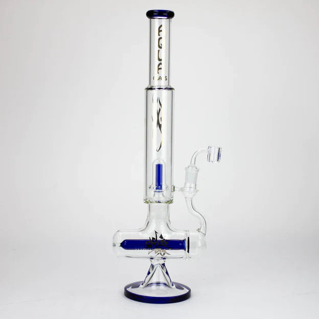 Bong à eau en verre avec diffuseur en ligne 2 en 1 AQUA Glass de 21 pouces