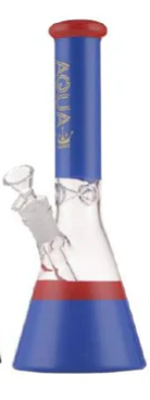 Aqua - 11″ Glass Bong with Bowl