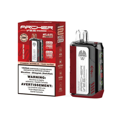 [CLEARANCE] VAPMOD Archer 2.5 25000 Puff Rechargeable Disposable Vape 20ml