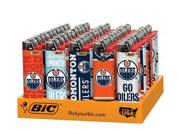 Bic Regular Lighter - Edmonton Oilers