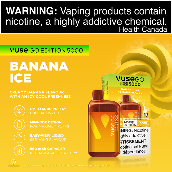 Vuse Go Edition 5000 - Banana Ice