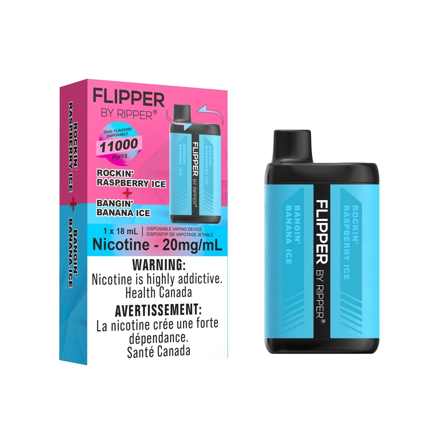 [Clearance] Gcore Flipper 11000 Puff Rechargeable Disposable Vape 18ml