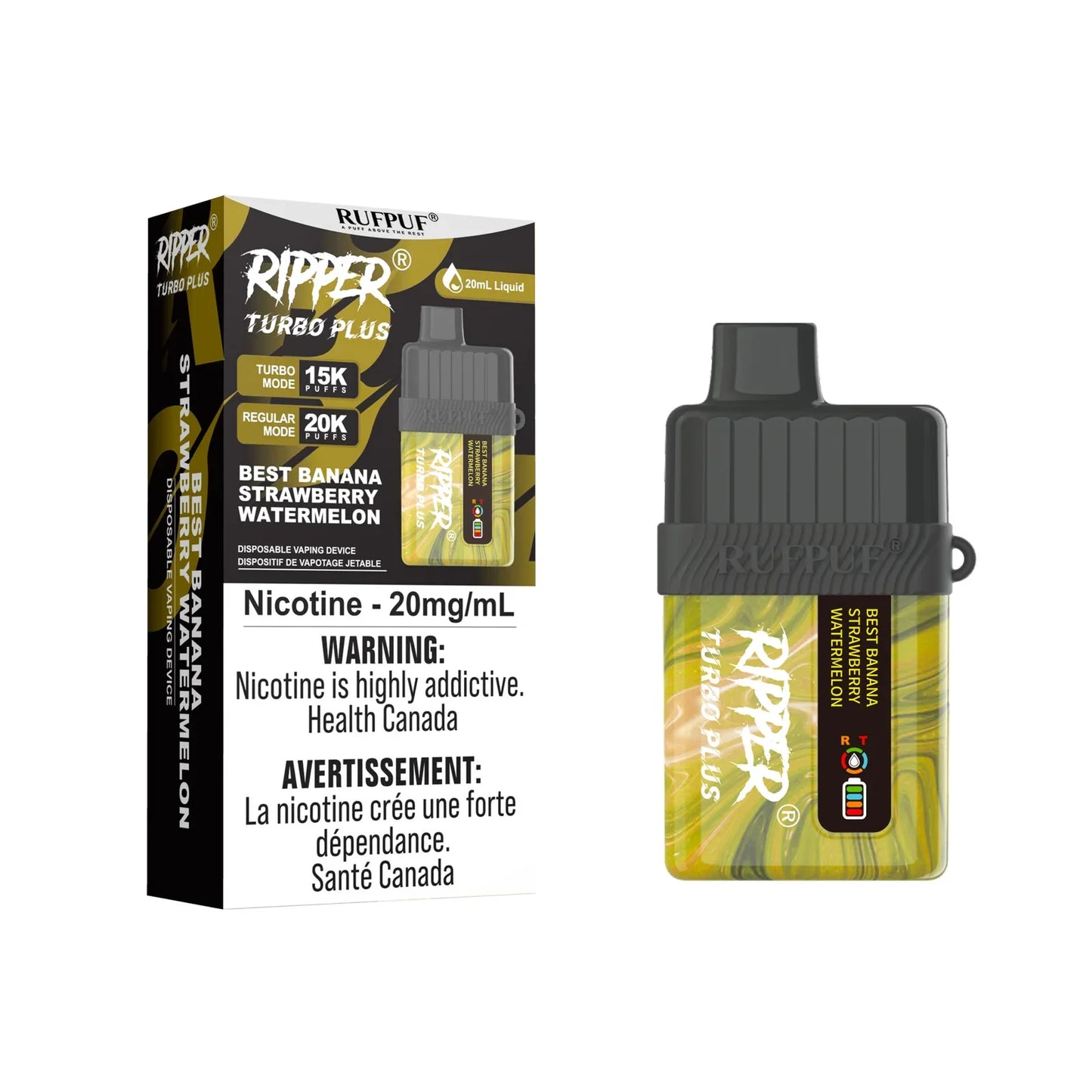 GCore Ripper Turbo PLUS 20k Puff Vape jetable 20 ml