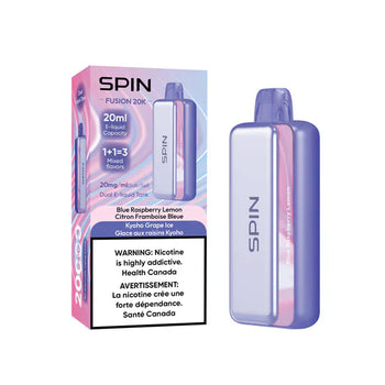 [Clearance] SPIN Fusion 20K Rechargeable Disposable Vape 20mL