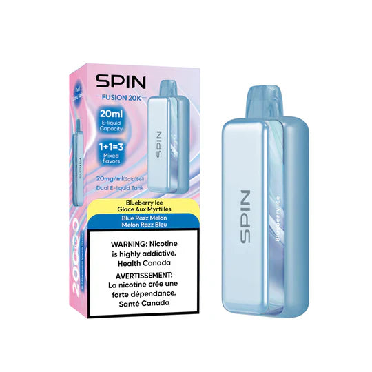 [Clearance] SPIN Fusion 20K Rechargeable Disposable Vape 20mL