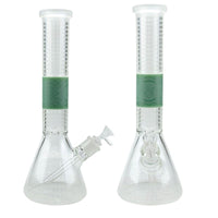 14″ 7mm Deep Sand Blasting Beaker Glass Bong