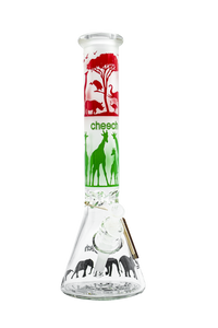 Bang en verre Cheech 15 pouces Safari Tube Beaker