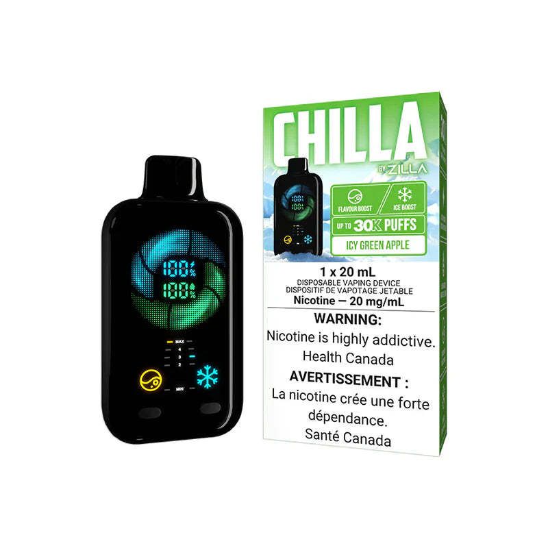 Zilla Chilla Rechargeable Disposable Vape 20mL