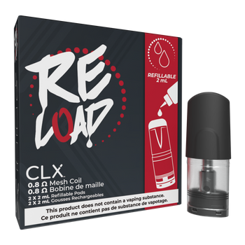 CLX STLTH Re Load Compatible Refillable Pods 2 Pcs 0.8ohm 2ml