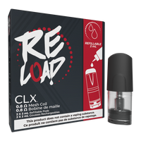 CLX STLTH Re Load Compatible Refillable Pods 2 Pcs 0.8ohm 2ml